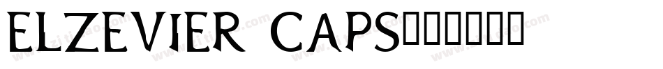 Elzevier Caps字体转换